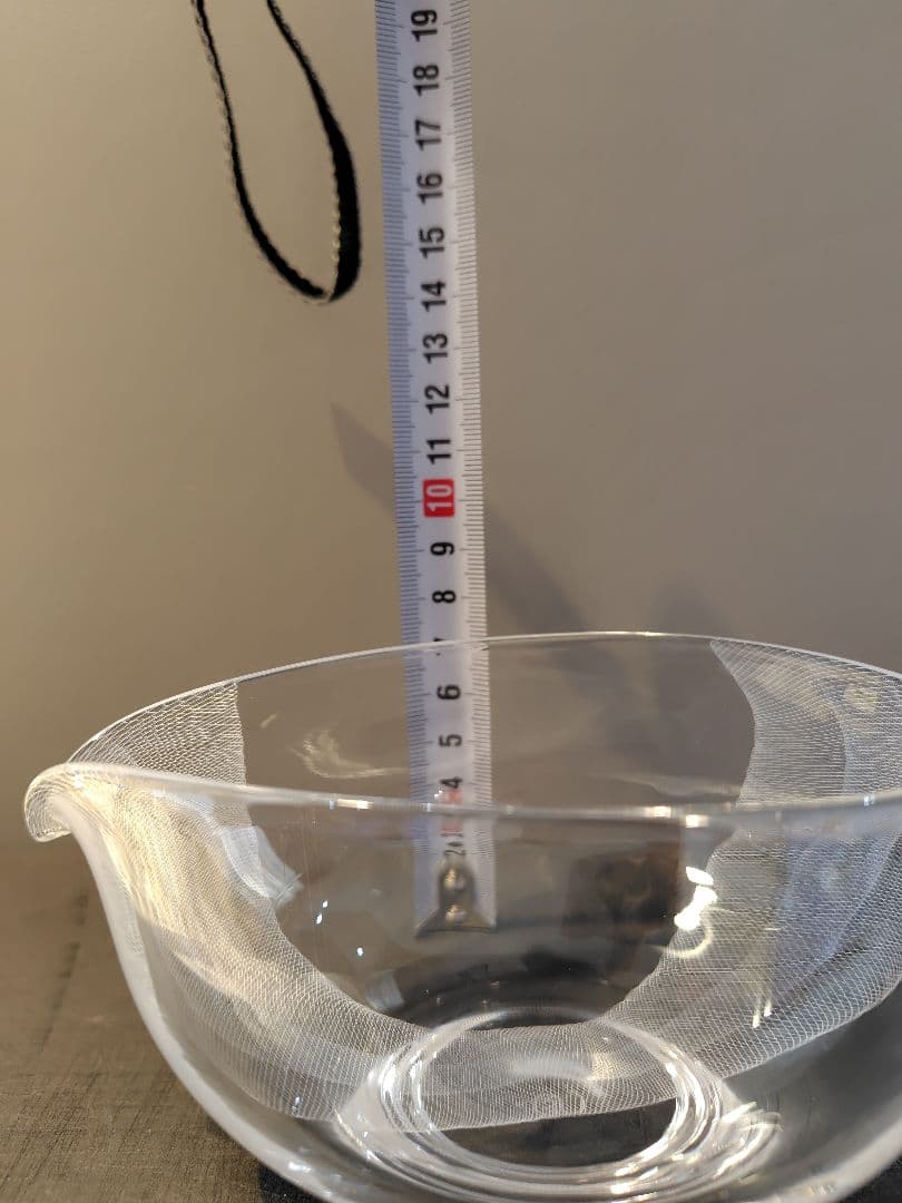 新品未使用　伊藤周作 ファイバーレース片口　卵型ガラスボウル