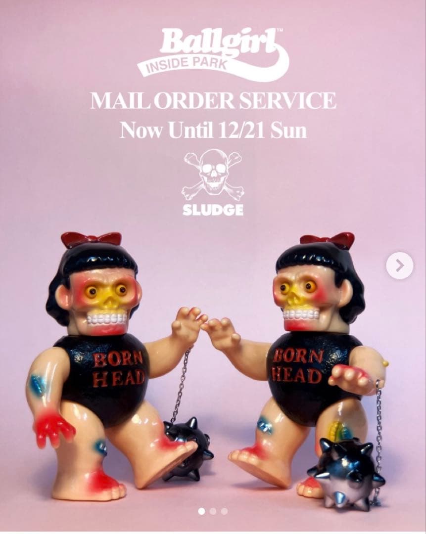 sludge BALL GIRL BORNHEAD インディーズソフビ tkom - メルカリ