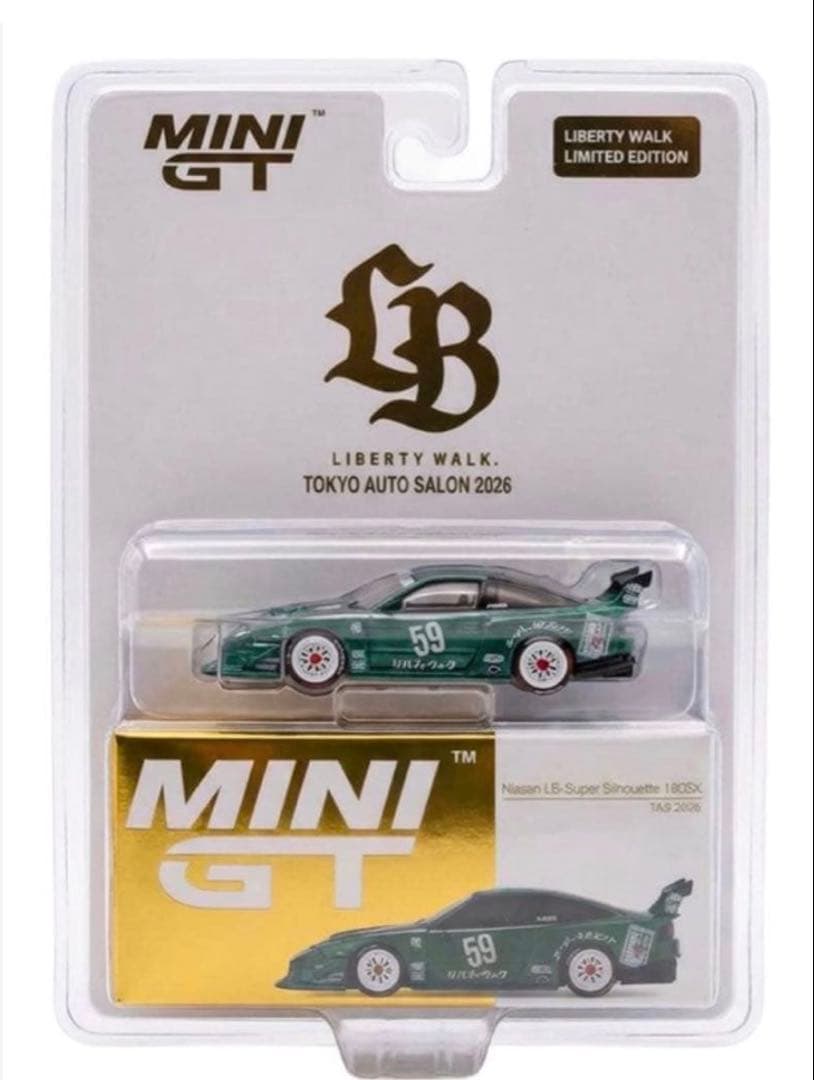 MINI GT 日産 180sx LBWK 東京オートサロン 限定 - メルカリ