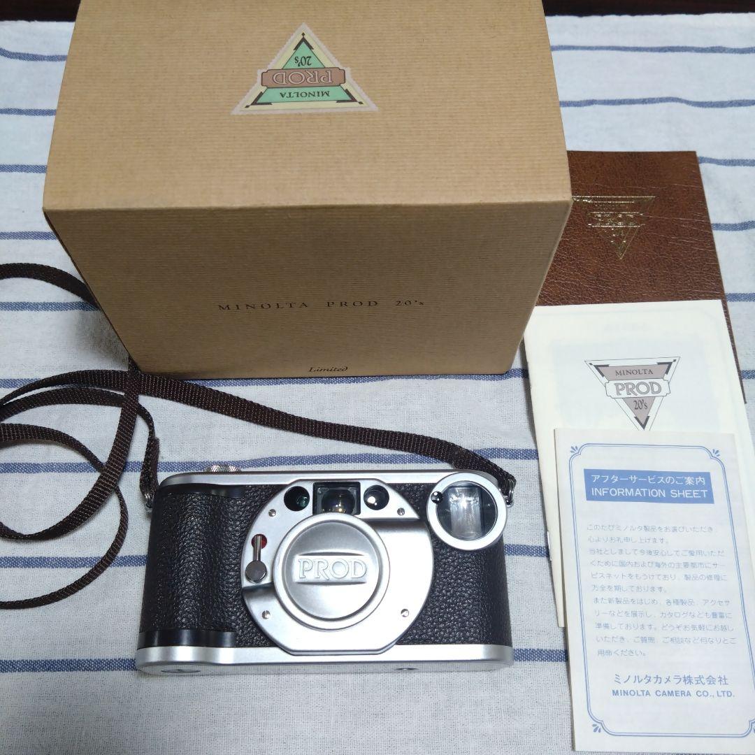 MINOLTA PROD 20th フィルムカメラ フィルムカメラ】レトロデザインが魅力のフルオートコンパクトカメラ