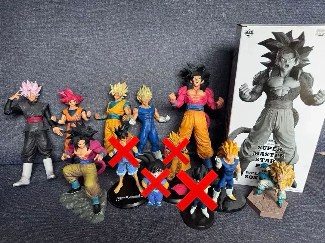 ドラゴンボール フィギュアセット 8体 SMSP A賞 孫悟空 ブラシ彩色