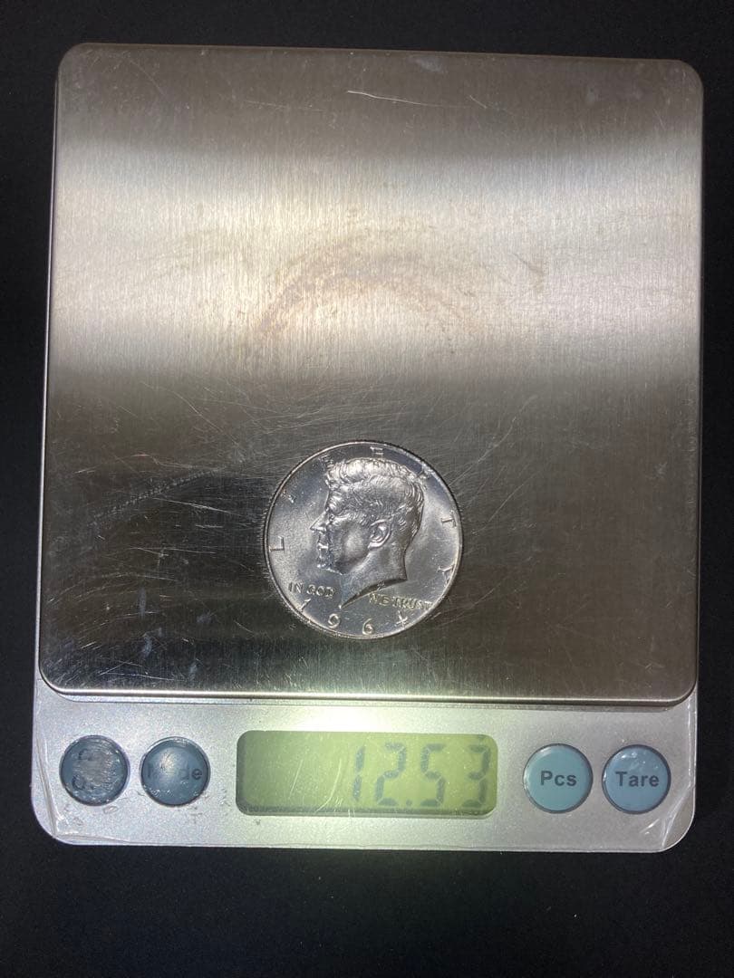 《アメリカ》ケネディハーフダラー銀貨3枚組(1964年)［2］