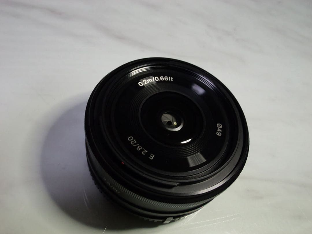 【美品】SONY E 20mm F2.8 （SEL20F28） 単焦点レンズ