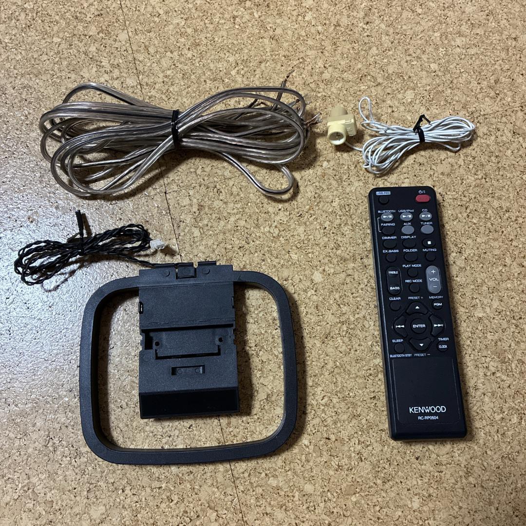 KENWOOD ミニコンポ R-K505 LS-K505 付属品多数