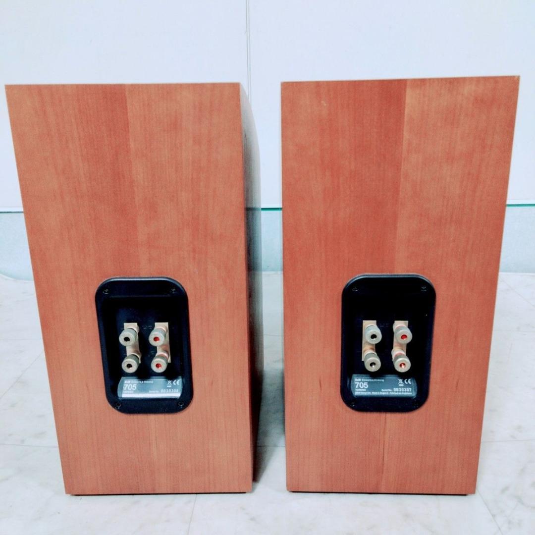 B＆W　ブックシェルフスピーカー　ウーハー　705 　ペア　N1655