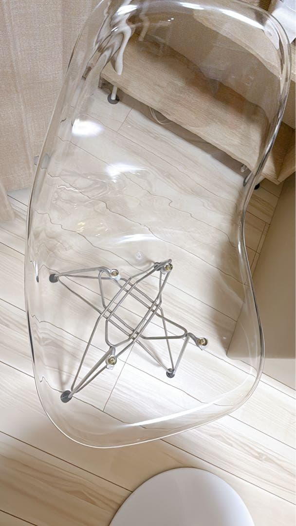 イームズチェア　クリア　2脚　ダイニング 楽天市場】イームズチェア クリア ダイニングチェア 2脚セット