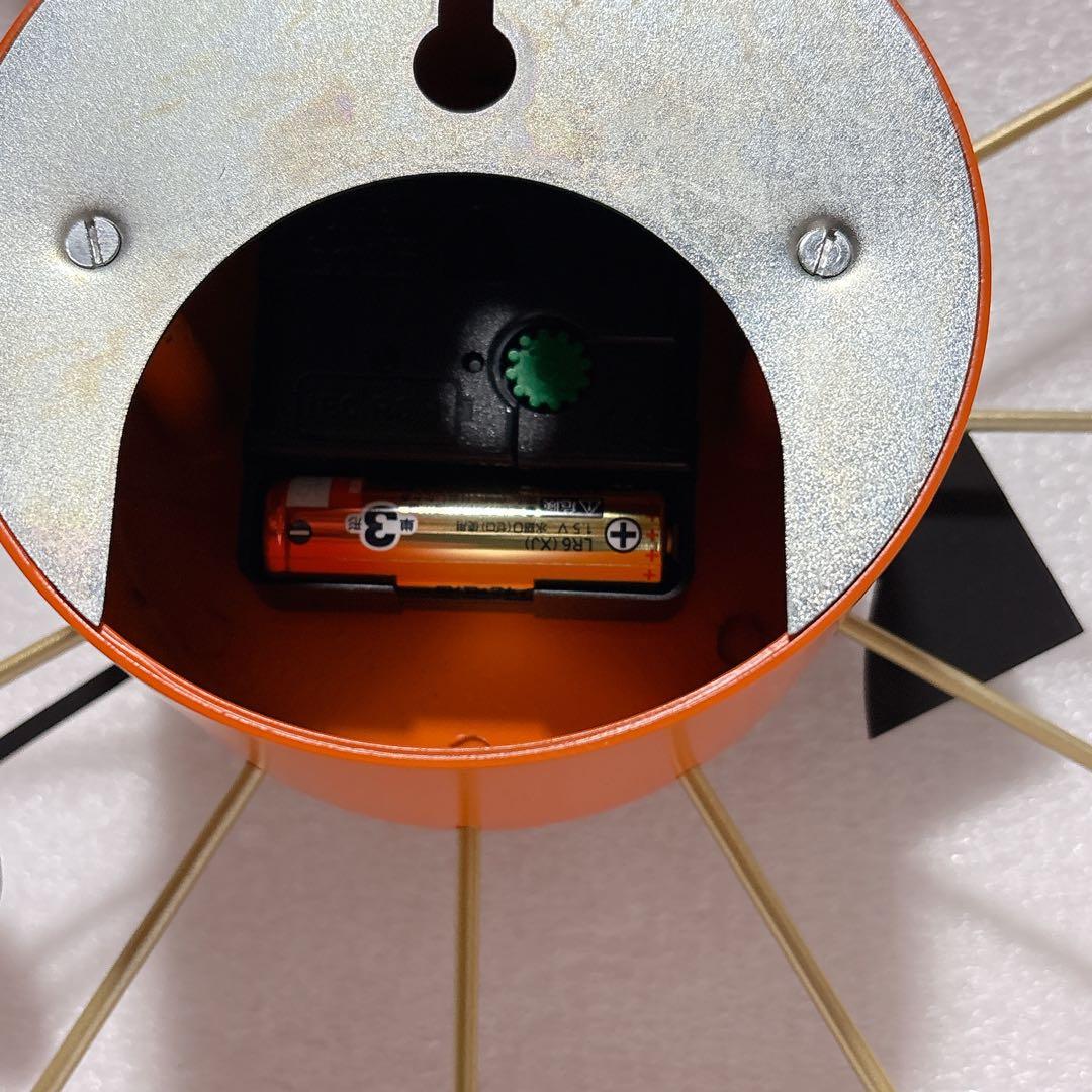 訳あり ボール・クロック ジョージネルソン リプロダクト オレンジ