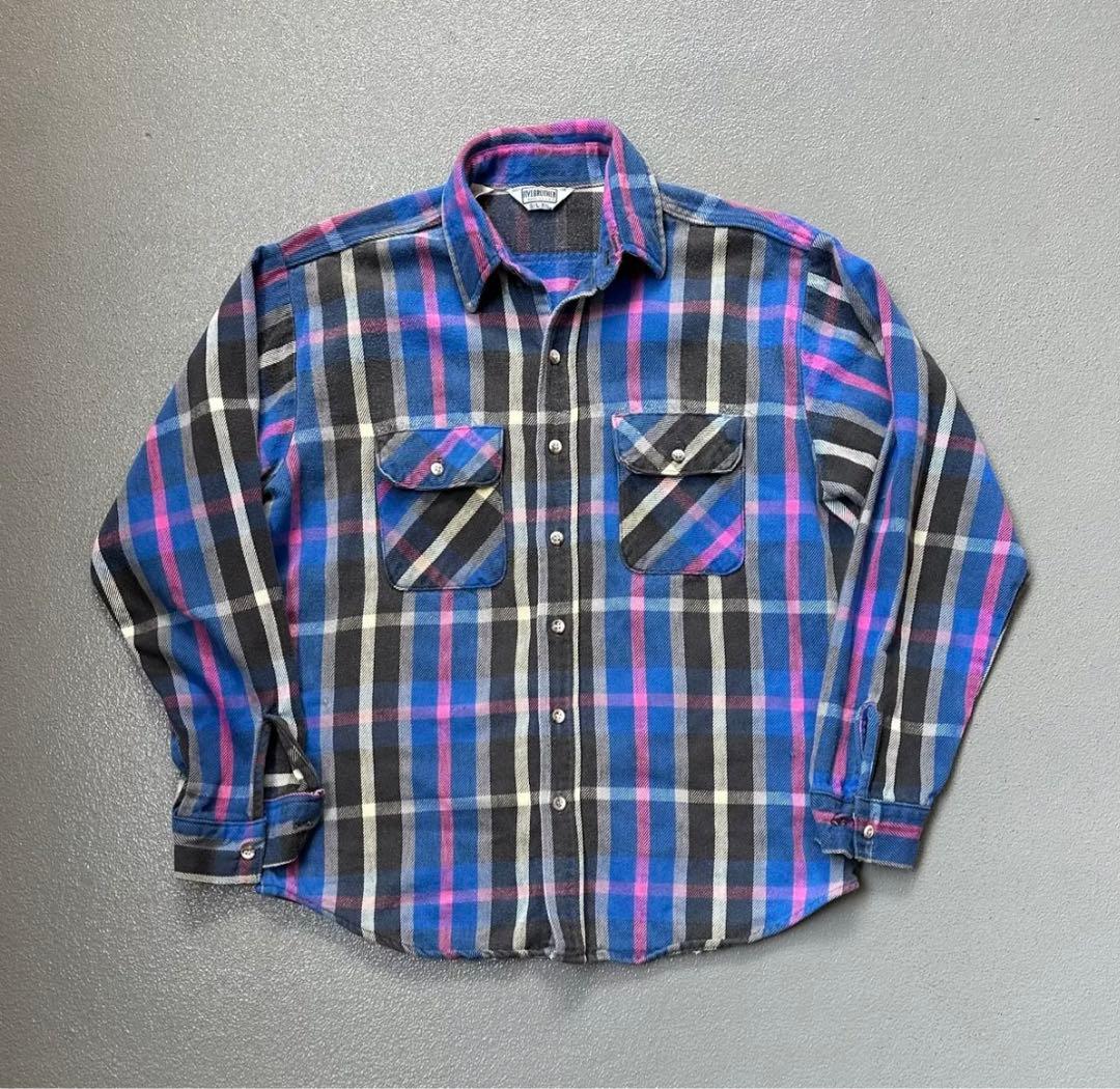 FIVR BROTHER ネルシャツ Supreme サンプリング元ネタ 80s - メルカリ