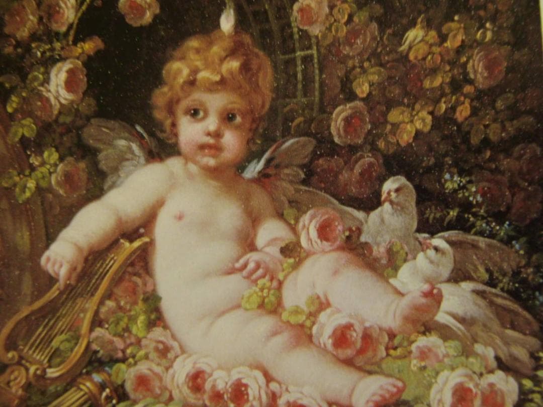 フランソワ ブーシェ、【若さの才能】、希少画集画、状態良好 - メルカリ