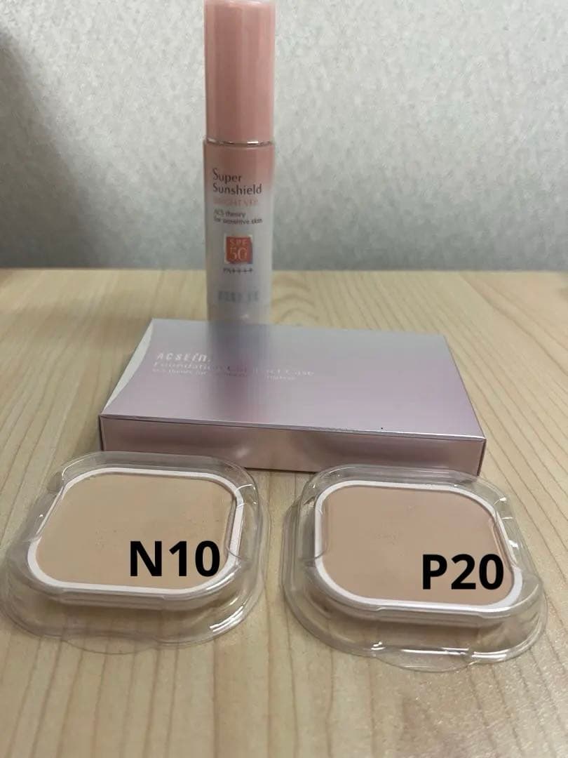 【セット売り】アクセーヌ シルキーモイスチュアファンデーション N10 P20 シルキィモイスチュア ファンデーション N ＜リフィル＞(P10(明るい