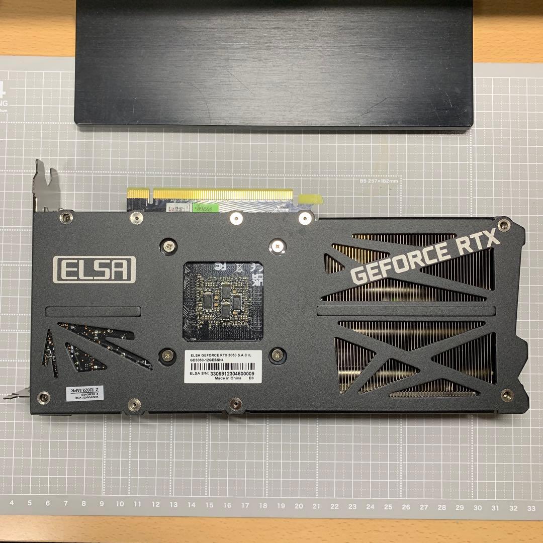 ELSA GEFORCE RTX 3060 12GB美品　ジャンク