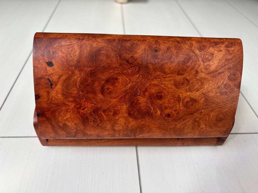 新品】花梨 瘤杢 無垢材 ジュエリーボックス⭐️小物入れ⭐️宝石箱