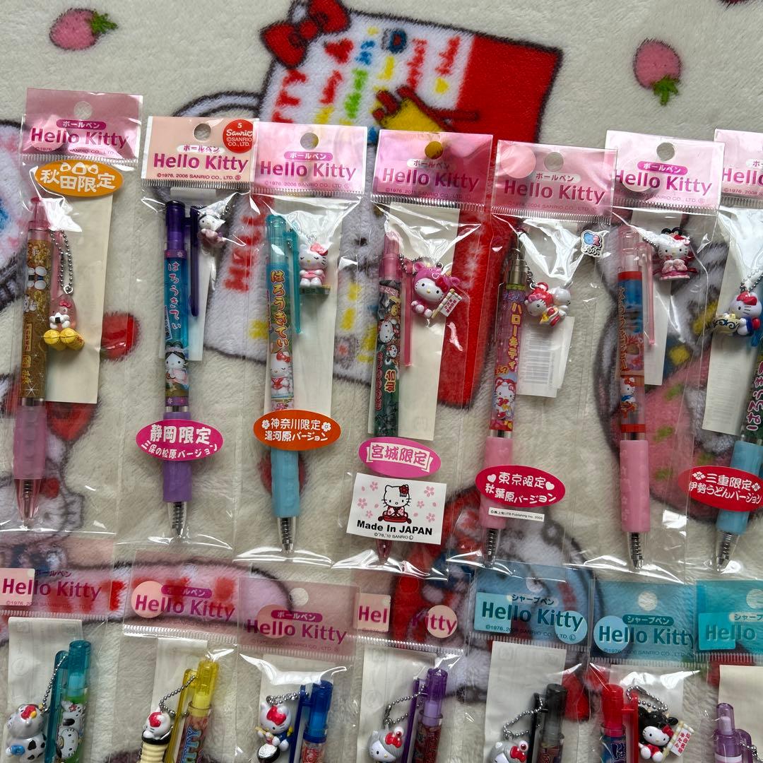 未使用】ご当地キティボールペンシャーペンまとめ売り - メルカリ
