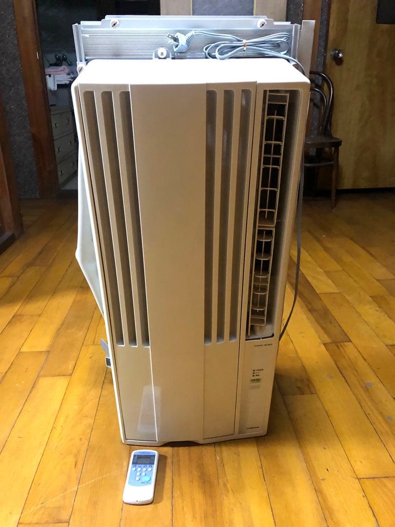 CORONA コロナ 窓用エアコン CW-F1618 リモコン付き Amazon | コロナ ウインドエアコン (冷房専用タイプ) 液晶リモコン付