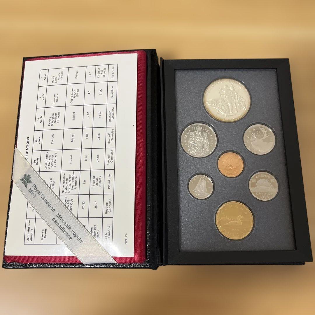 1990 カナダ 銀貨セット - メルカリ