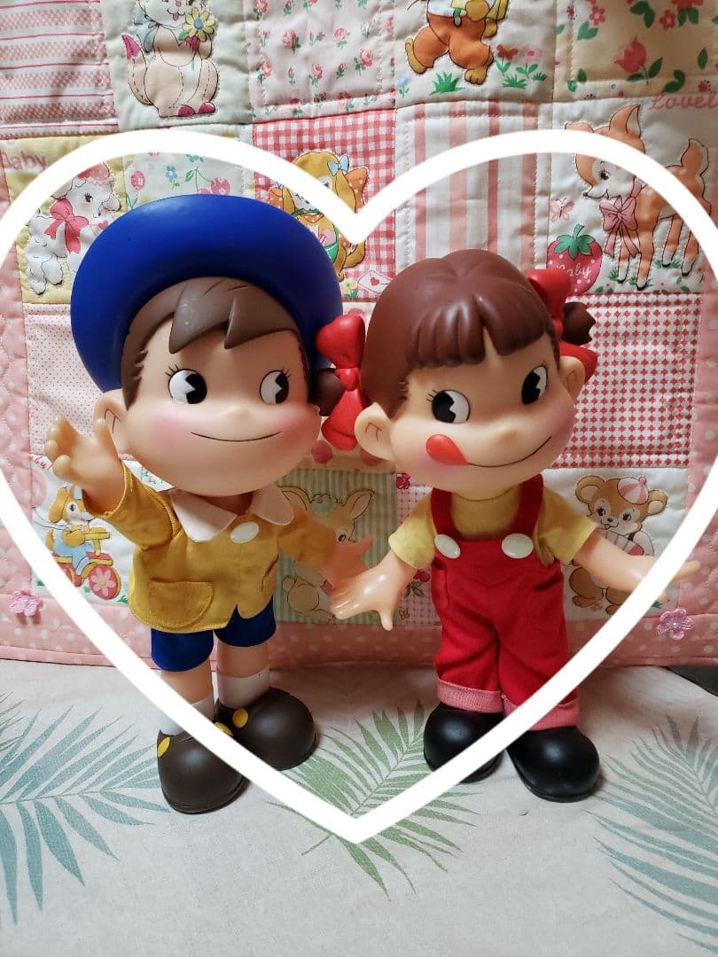 ペコちゃんポコちゃん キャラクター フィギュアセット FUJIYA 懸賞品