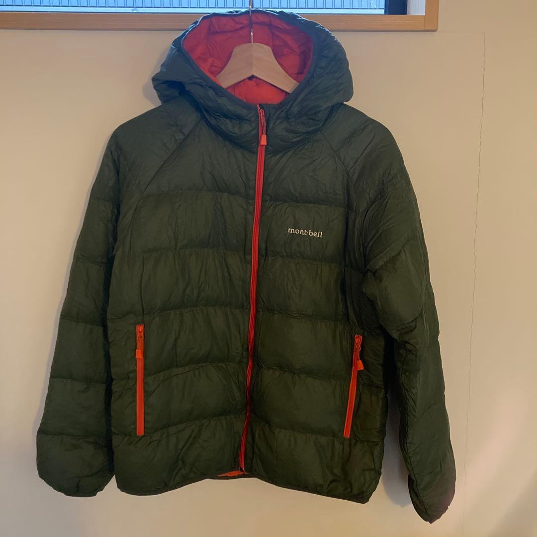 mont-bell キッズ ダウンジャケット160 オリーブ グリーン - メルカリ