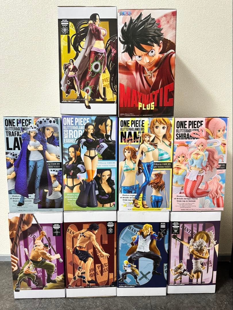 豪華10点セット】ワンピース フィギュア まとめ売り ニカ エース 白