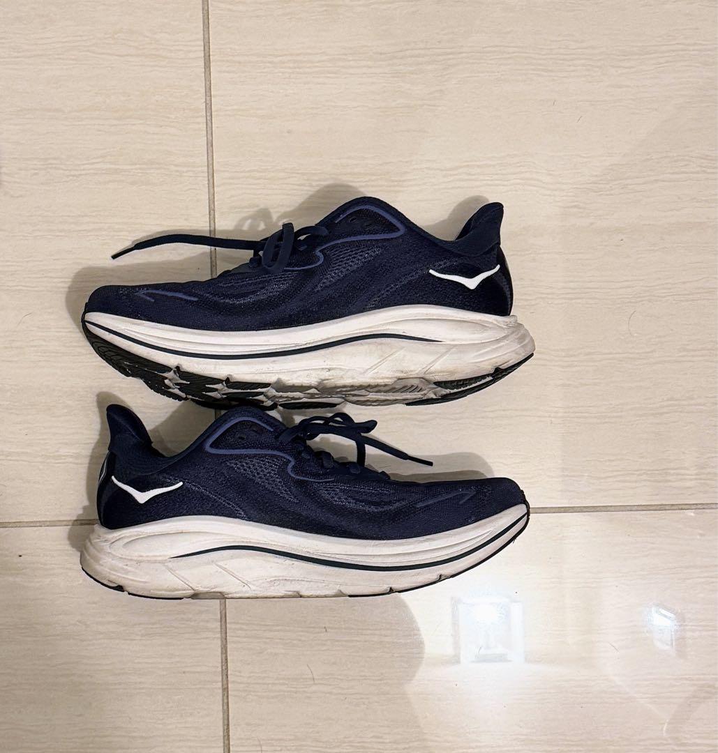 HOKA クリフトン 10 ワイド 2E 26.5cm ネイビー