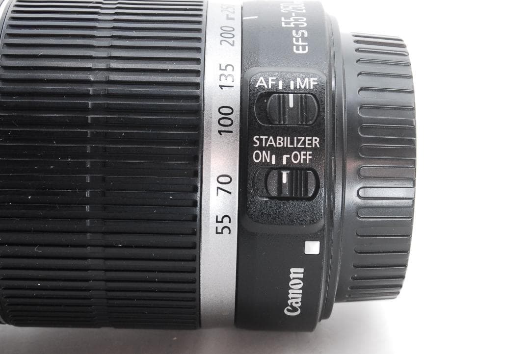 【手ブレ補正】Canon EF-S 55-250mm IS 望遠レンズ 美品