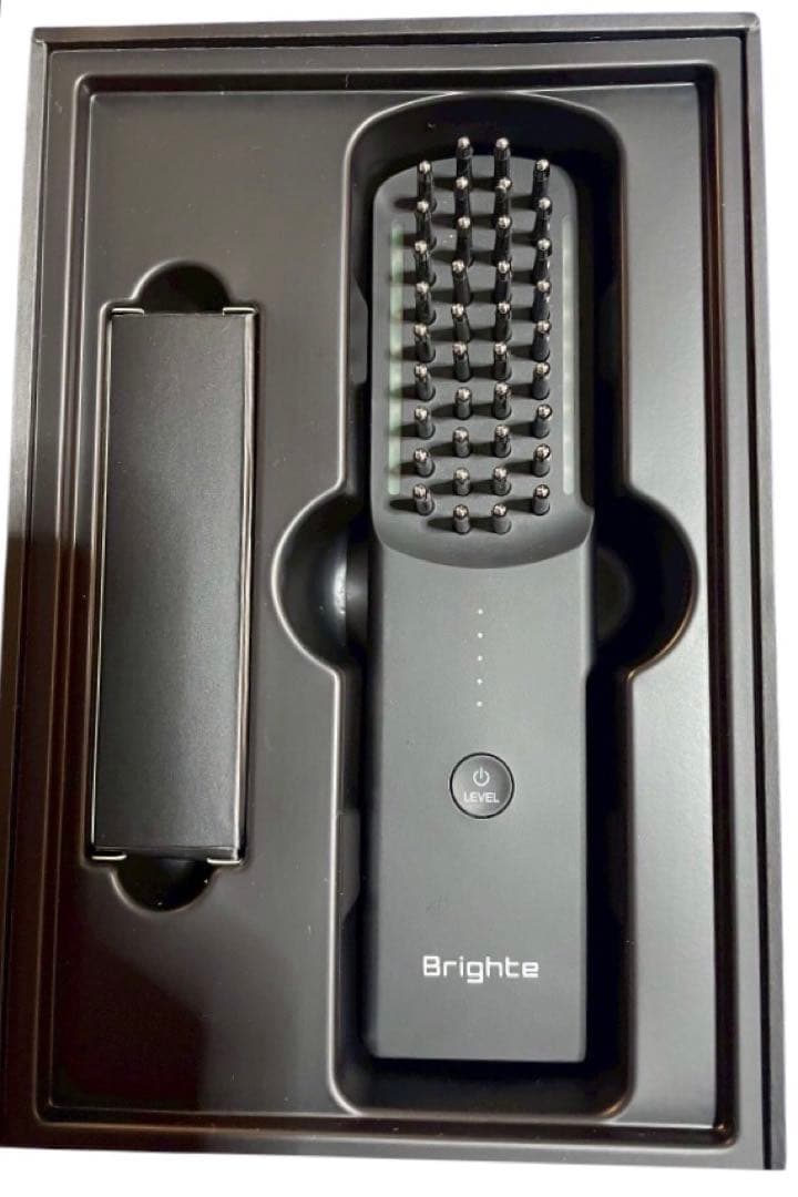 美品Brighte ELEKI BRUSH＋ブラシ型美顔器　説明書付き