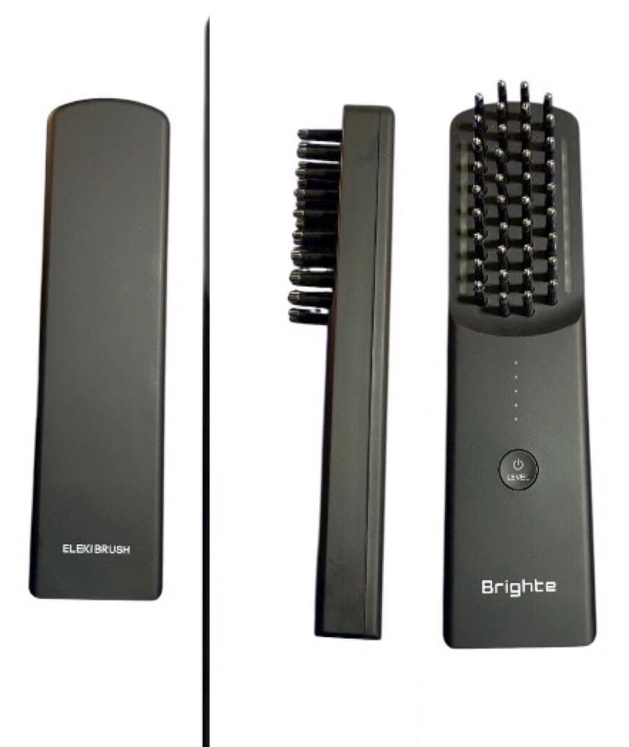 美品Brighte ELEKI BRUSH＋ブラシ型美顔器　説明書付き