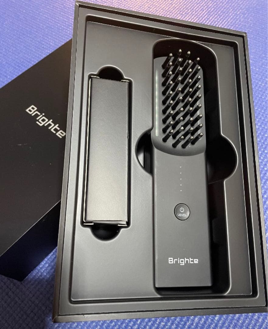 美品Brighte ELEKI BRUSH＋ブラシ型美顔器　説明書付き