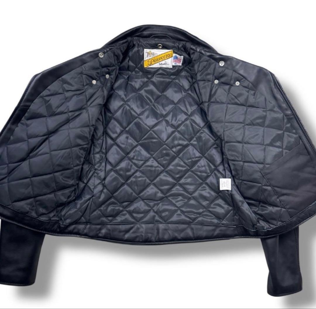 美品 ショット 90s ダブルライダース レザージャケット クラシック 42