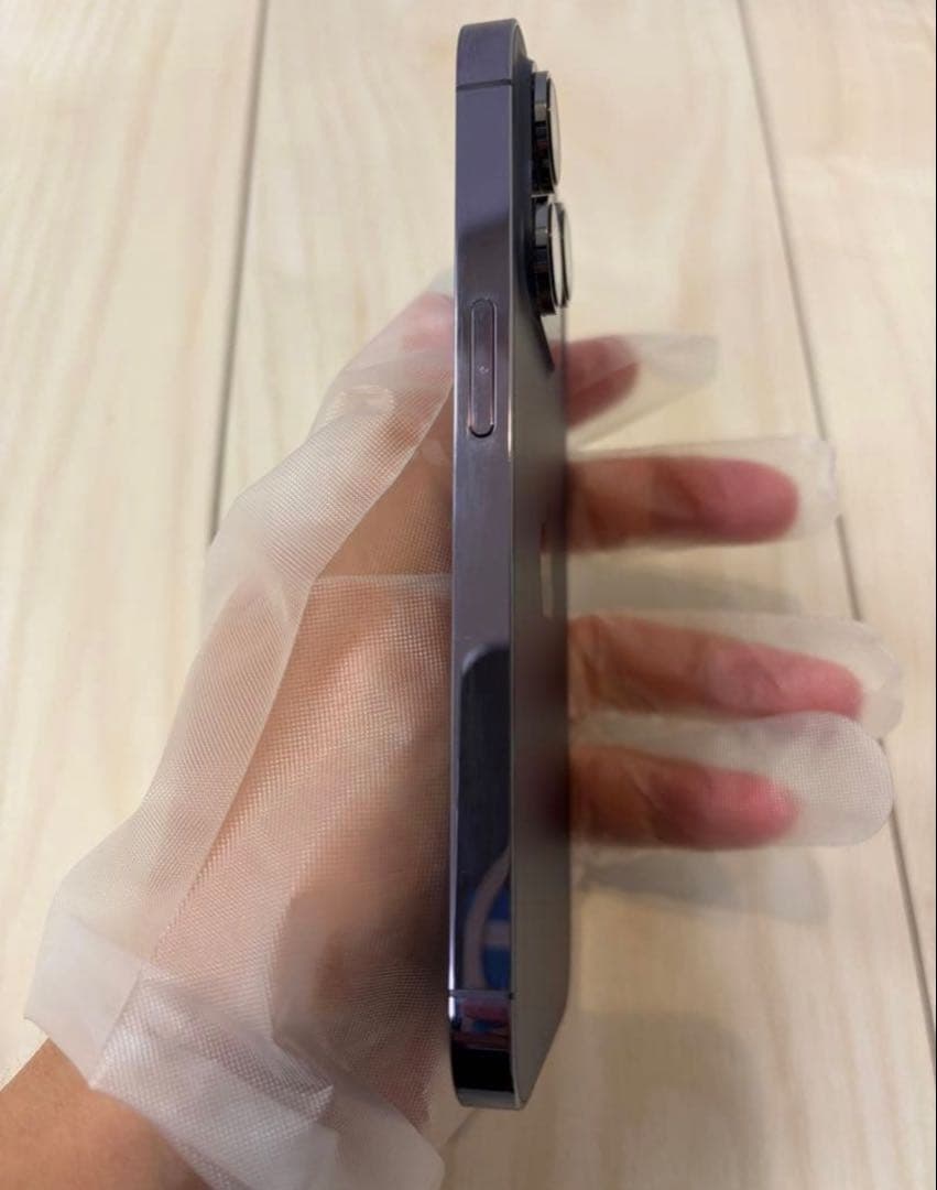 【超美品】 iPhone 14 Pro ディープパープ 128GB 電池良好