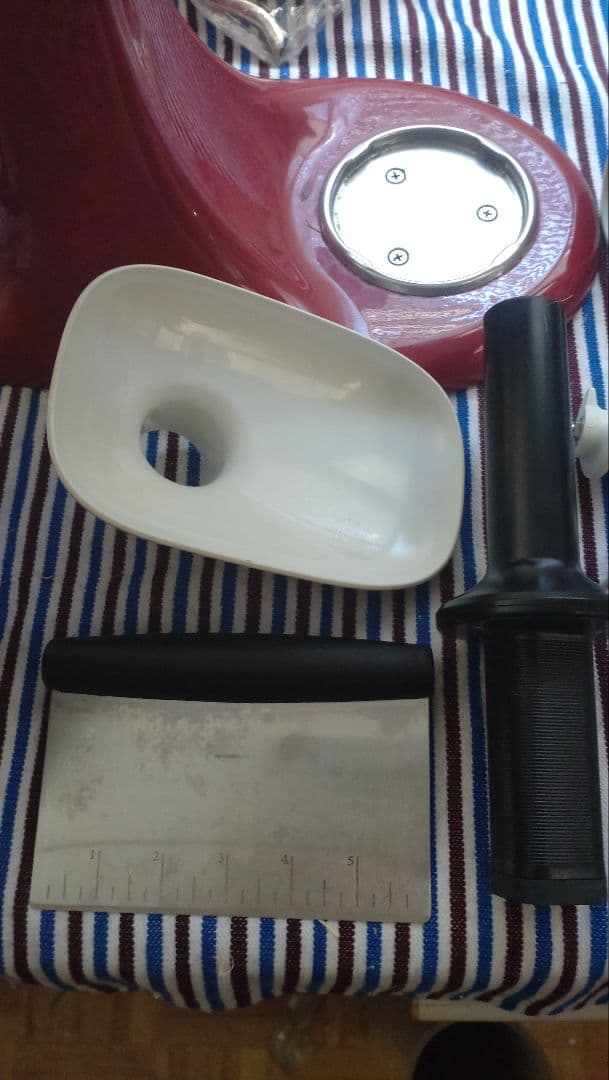 KitchenAid キッチンエイド 4.5L スタンドミキサー 赤 中古