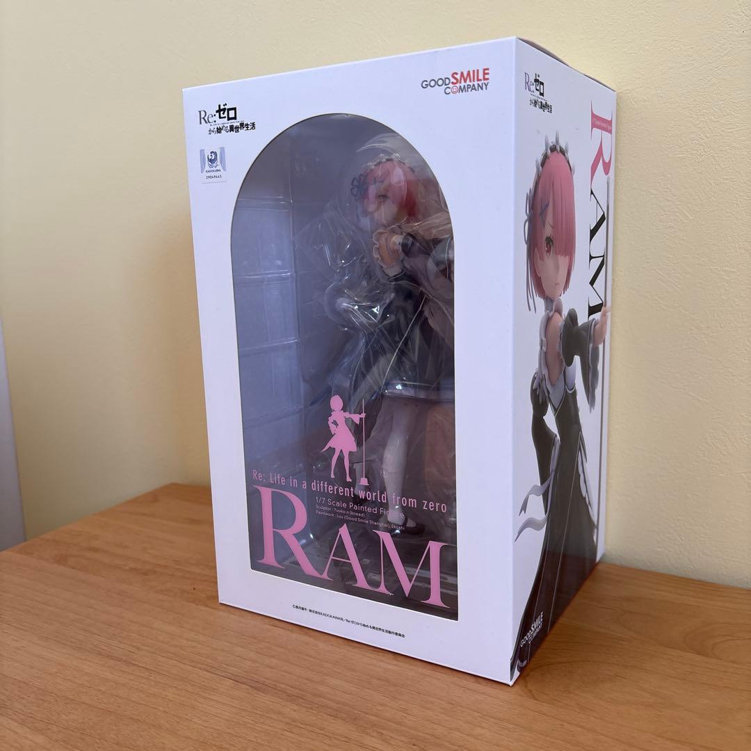 Re:ゼロ ラム 1/7スケールフィギュア 開封済み グッドスマイルカンパニー 開封レビュー】約5年前に発売 グッドスマイルカンパニー リゼロ ラム 1