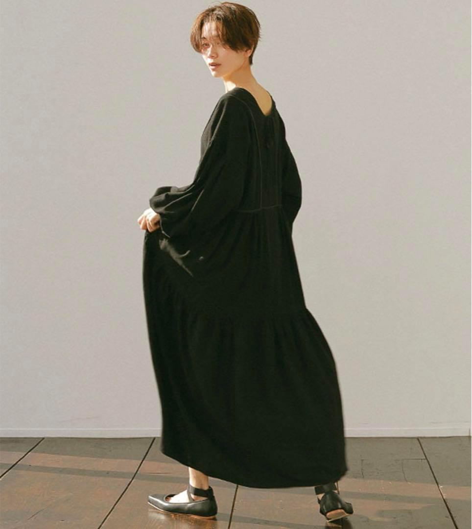 エトレトウキョウ リネンボリュームマキシドレス ワンピース フレア A