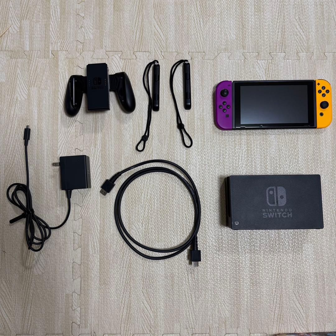 Nintendo Switch 本体 バッテリー強化版 ネオンパープル/オレンジ