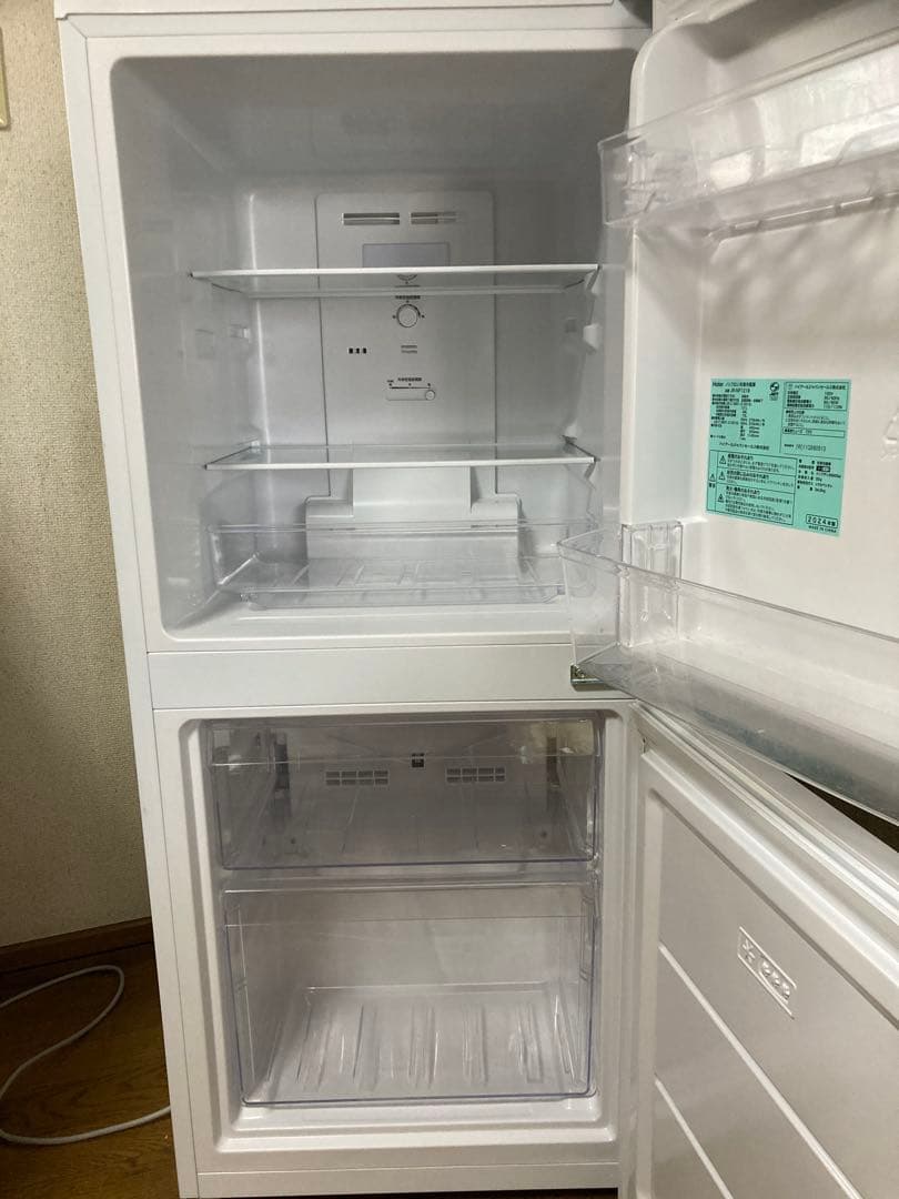 ハイアール 冷蔵庫 121L JR-NF121B 2024年製