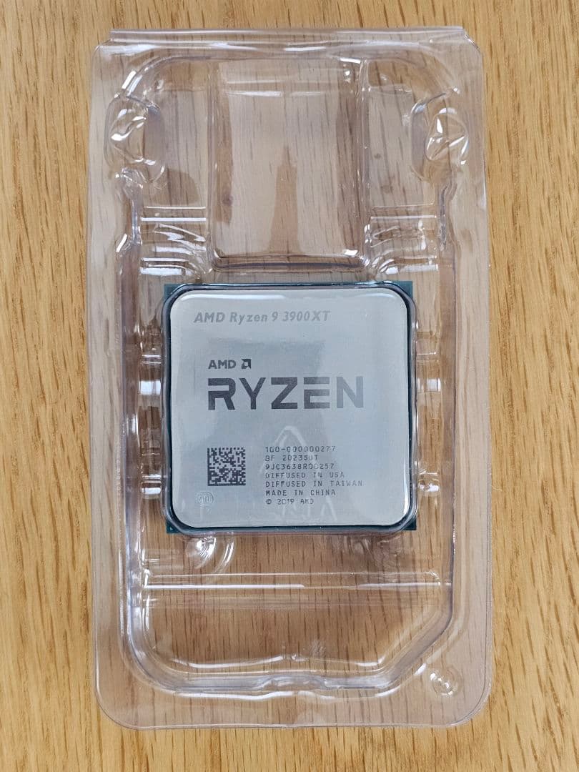 AMD Ryzen 9 3900XT CPU動作確認済み