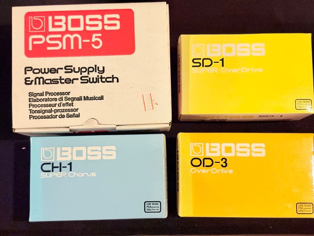 BOSS SD-1 OD-3 CH-1 PSM-5 エフェクター パワーサプライ - メルカリ