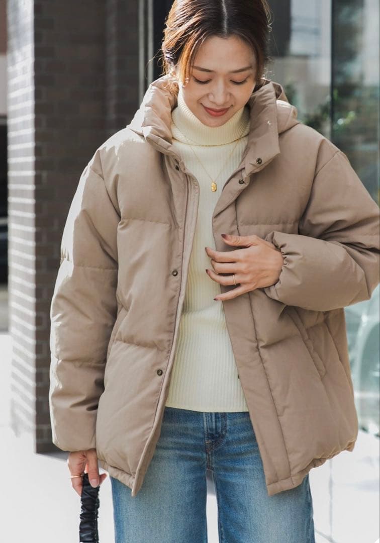 ドアーズ　今季ミドルダウンジャケット L.MOCHA M アーバンリサーチ ドアーズ URBAN RESEARCH DOORS ミドルダウン