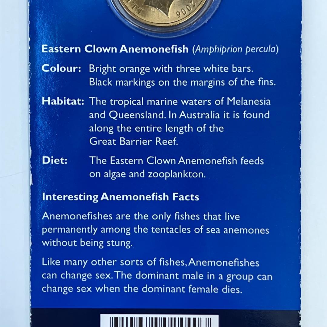 王立オーストラリア造幣局 オーシャンシリーズ カクレクマノミ 1ドル