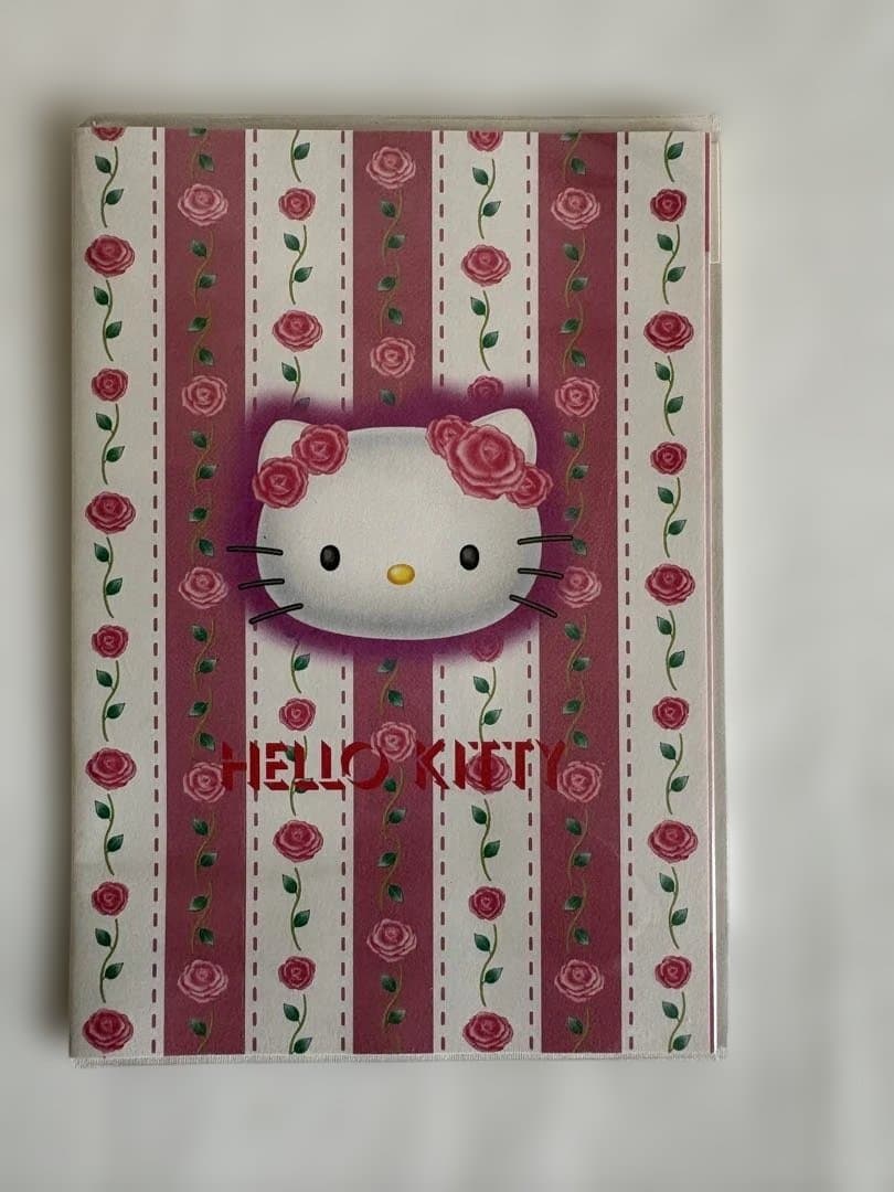 激レア 】サンリオ ローズ柄リフィル 6穴 & カード 2000年 キティ