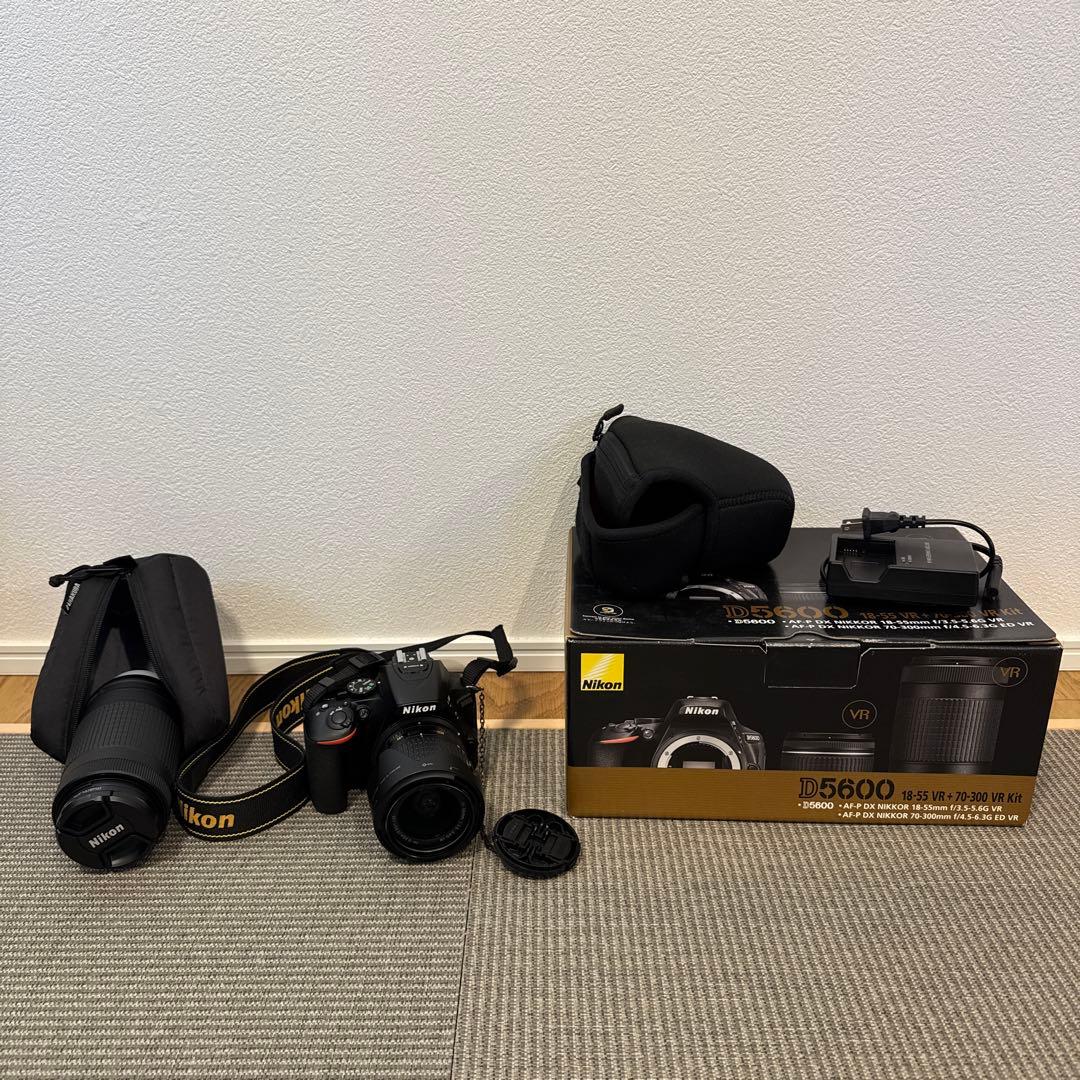 Nikon D5600 デジタル一眼レフカメラ 18-55mmレンズ付き