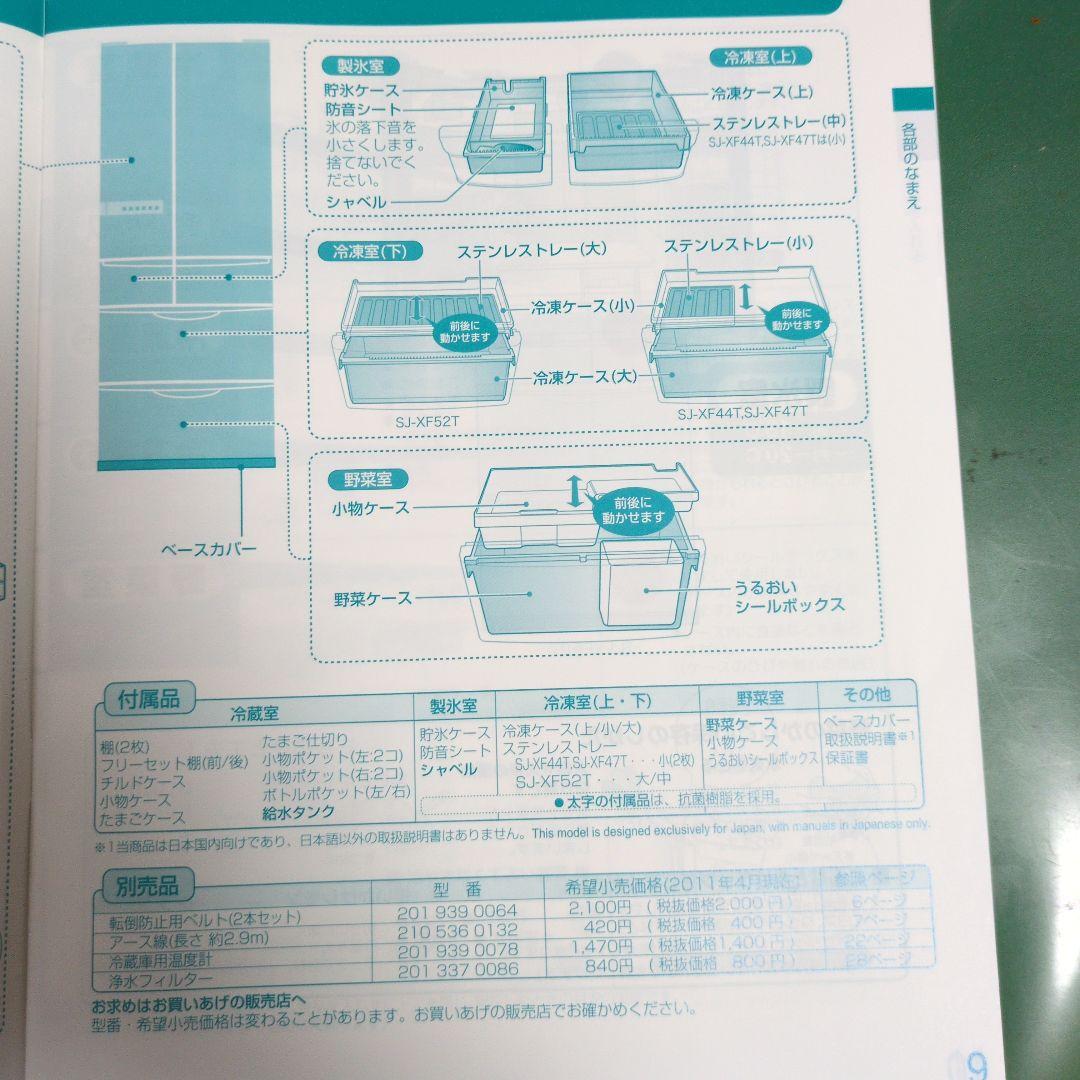 【ぱるぷんて】SHARP SJ-XF52T -S 冷蔵庫