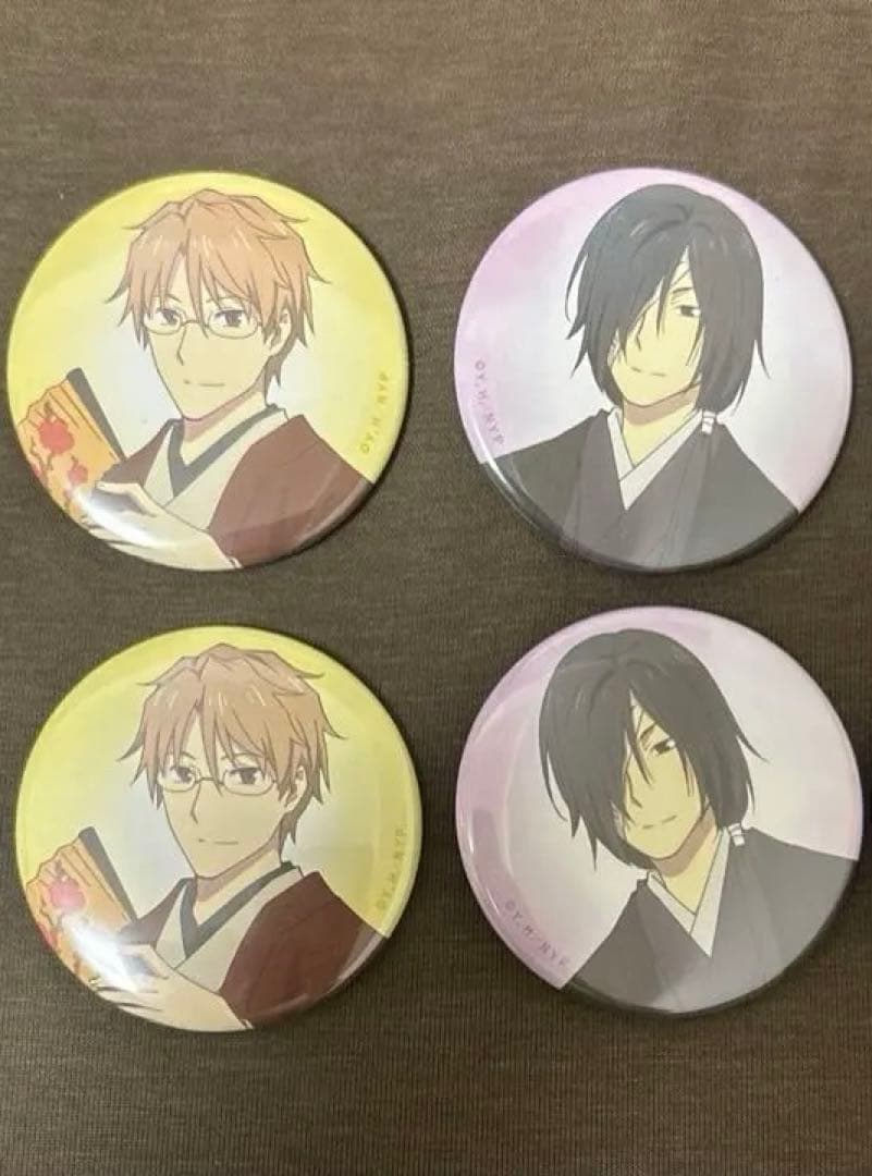 夏目友人帳検定 バッジ 8個 名取周一 的場静司 - メルカリ