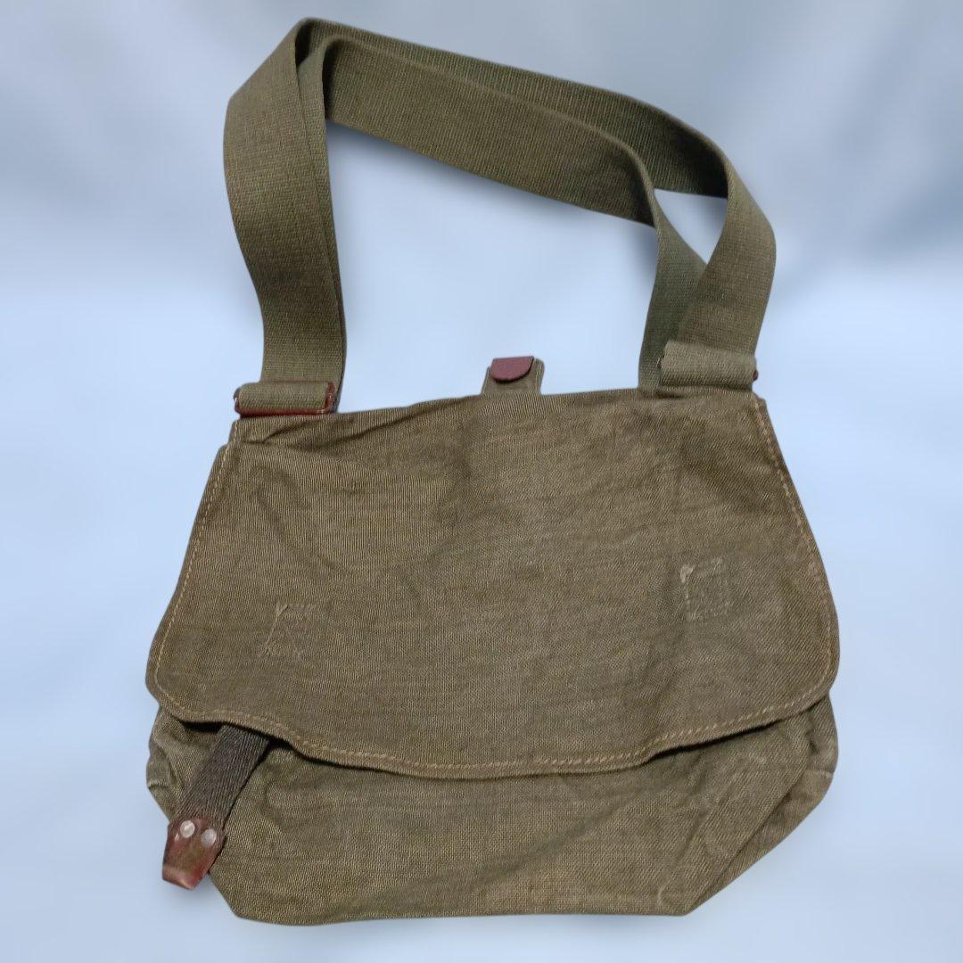 日本海軍陸戦隊雑嚢と水筒セット（実物) - メルカリ