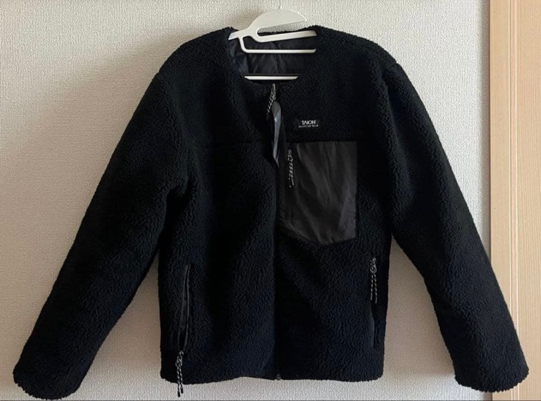 TAION リバーシブルダウンジャケット ブラック TAION（タイオン） ダウンジャケット ダウン 「」「ユニセックス