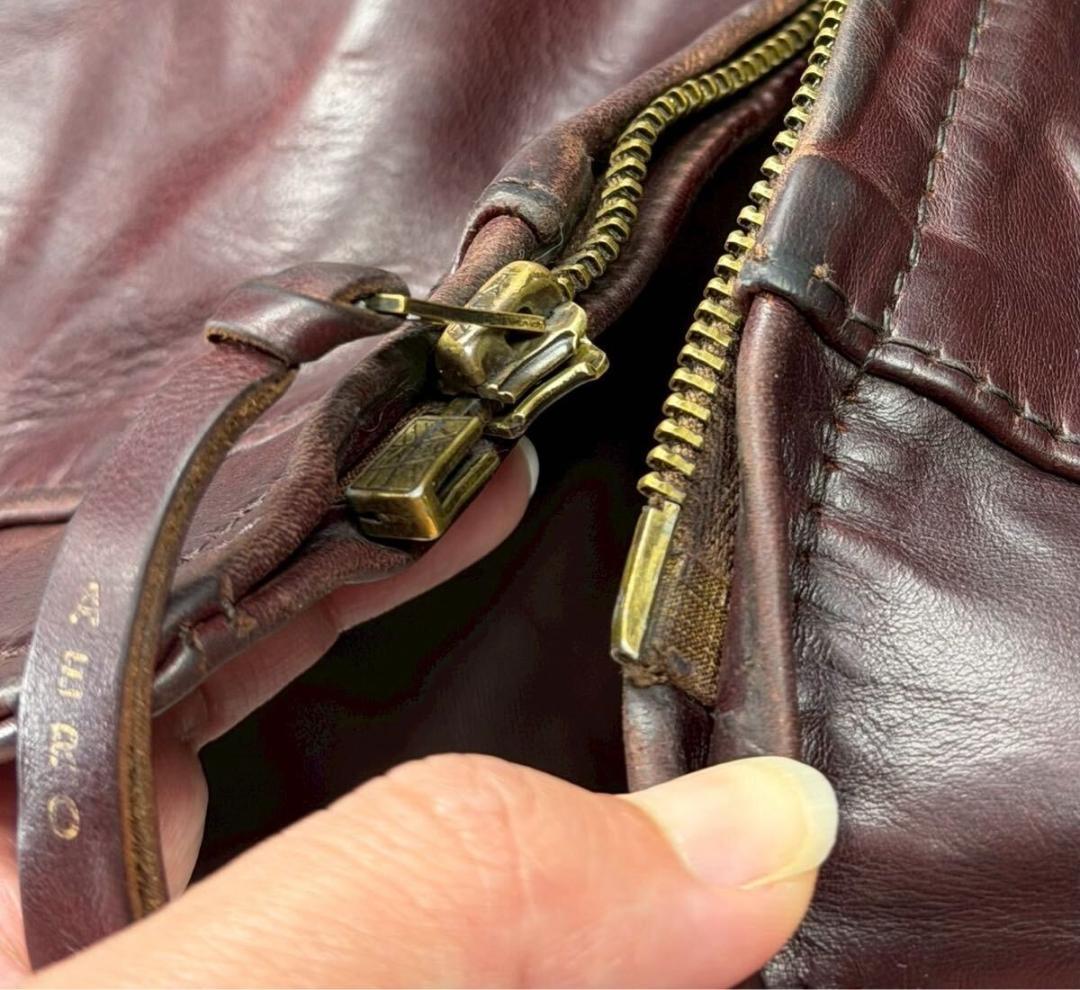 ビッグサイズ エアロレザー 馬革 ホースハイド ハイウェイマン