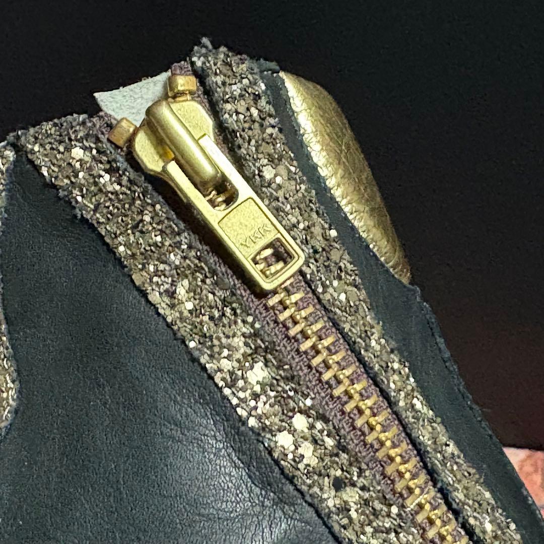 【美品】フィリップモデル　スニーカー　26.5cm グリッター　サイドジップ