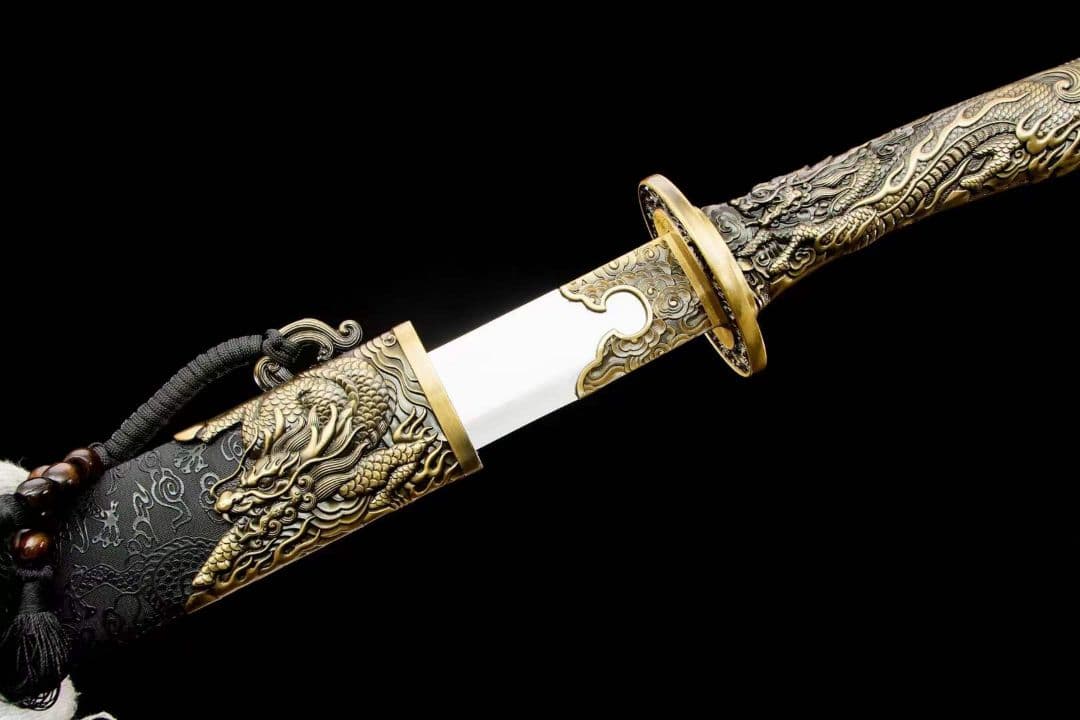 狂龍戦刀-高性能マンガン鋼 古兵器 武具 刀装具 日本刀 模造