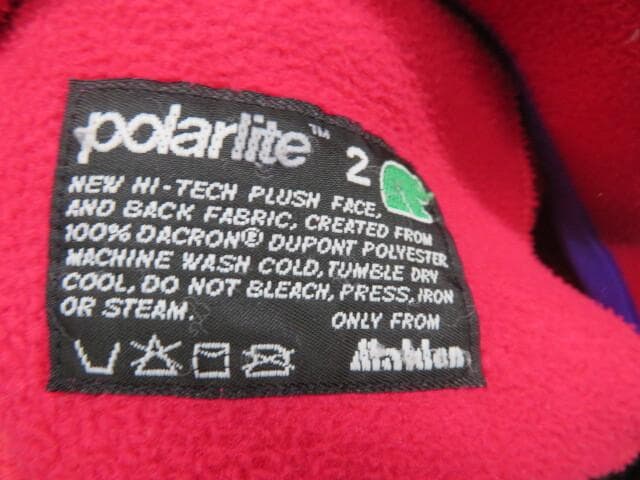 80-90s デサント製 adidas(アディダス) スナップT 長袖フリース