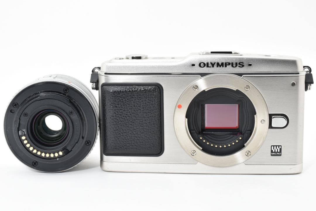 オリンパス E-P1＋14-42mm レンズセット 新品充電器付 カメラ
