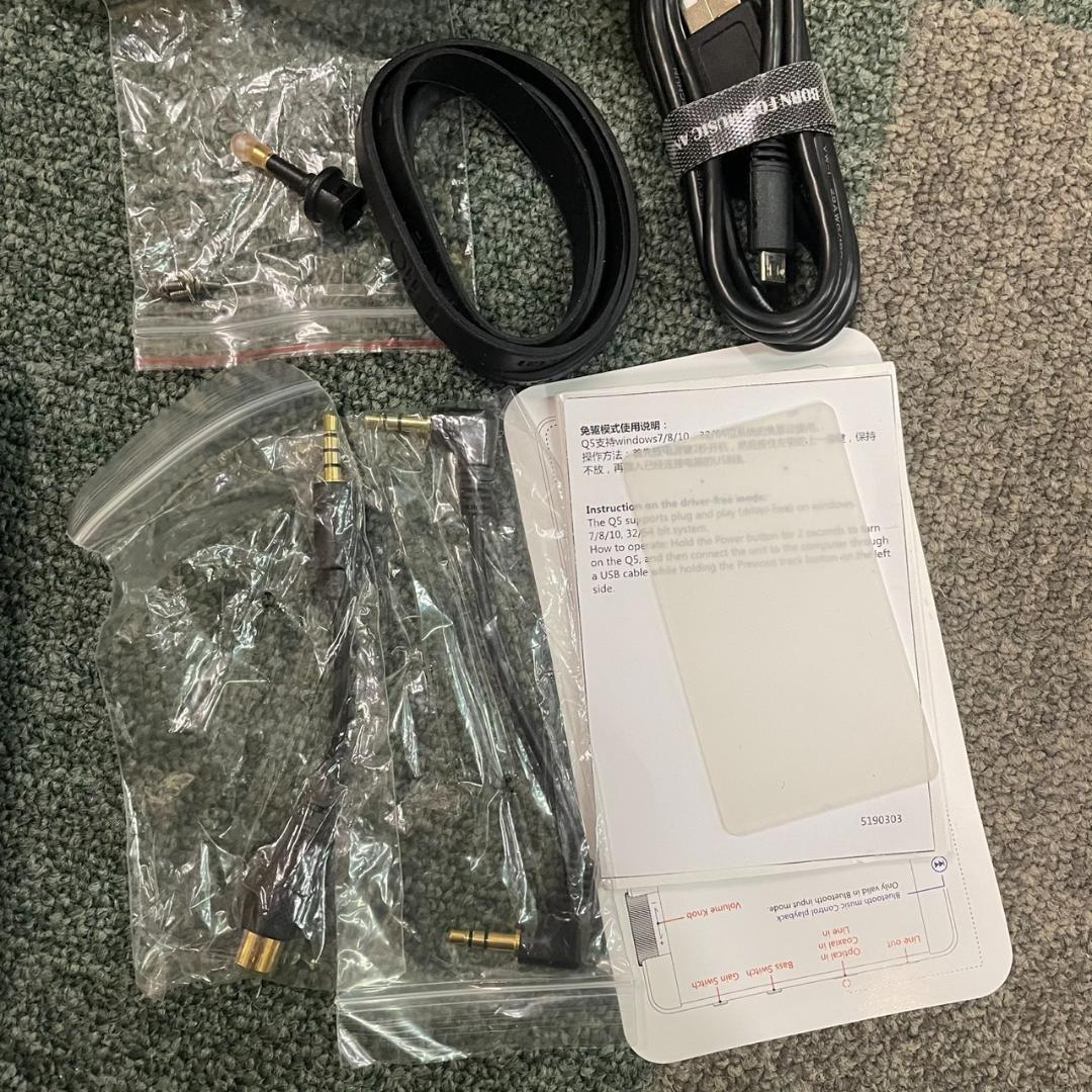 フィオ ヘッドホンアンプ Q5 with AM3B Fiio